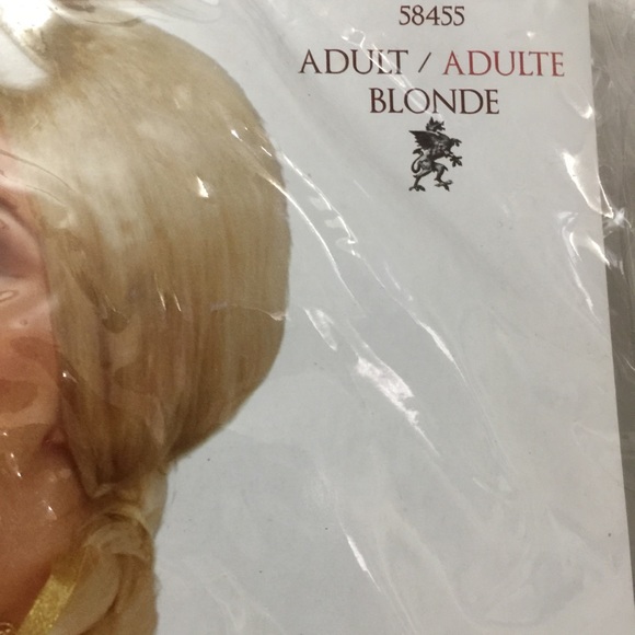 New Adult/Teen Long Blonde Princess Costume Wig - Picture 3 of 7